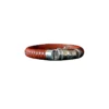 Leren armband klein cognac
