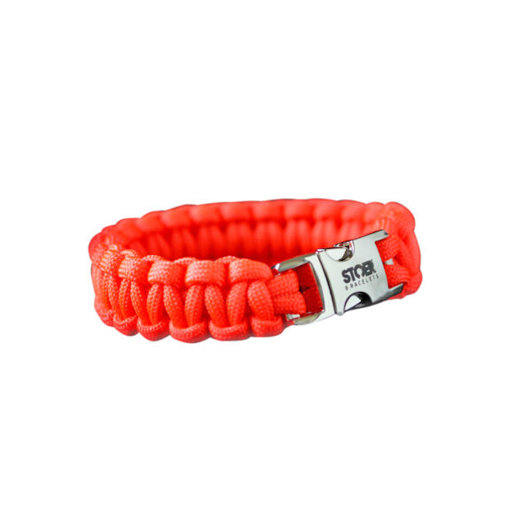 Paracord armband Oranje 15+20mm STOER Bracelets