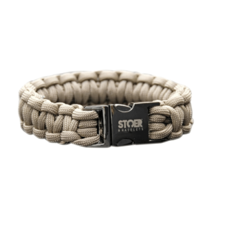 Paracord black 20mm taupe cobra