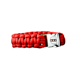 Paracord armband Amsterdam rood