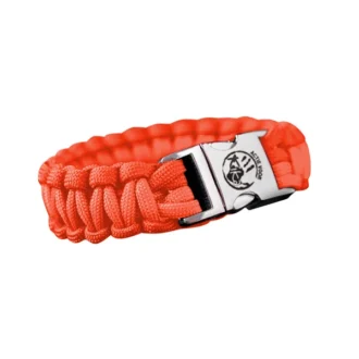 Paracord KIKA actie kinderen kanker vrij oranje STOER Bracelets