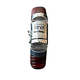 Leather medium17 dark cognac STOER Bracelets