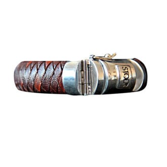 Leather medium17 dark cognac STOER Bracelets