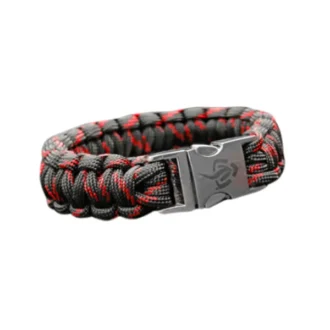 Paracord Brandweer zwart/rood STOER Bracelets