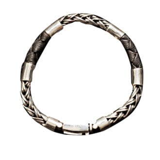 silke mix leather 6+ 8mm STOER Bracelets