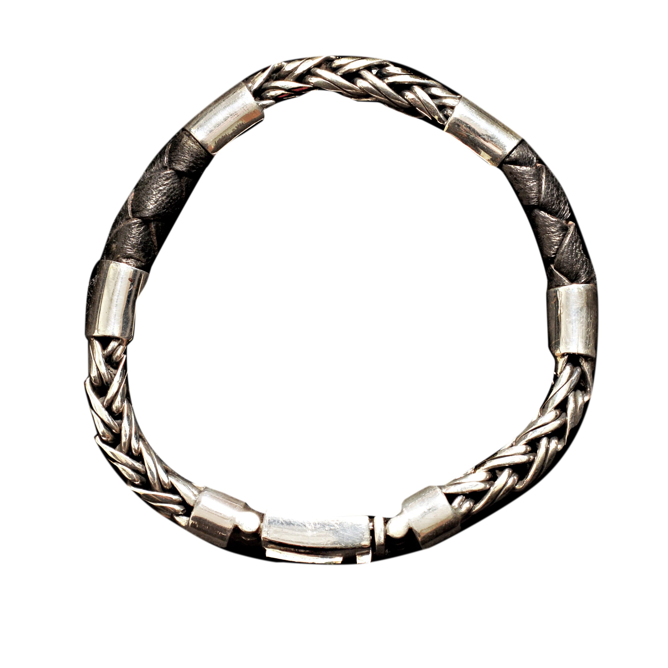 silke mix leather 6+ 8mm STOER Bracelets