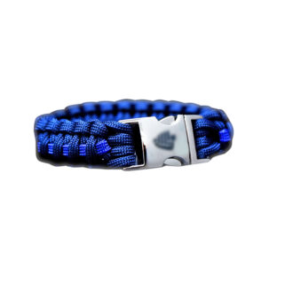 Paracord Handhaving blauw met bies STOER Bracelets