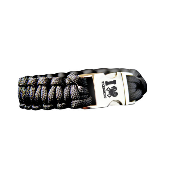 Paracord I LOVE KICKBOXING zwart STOER Bracelets