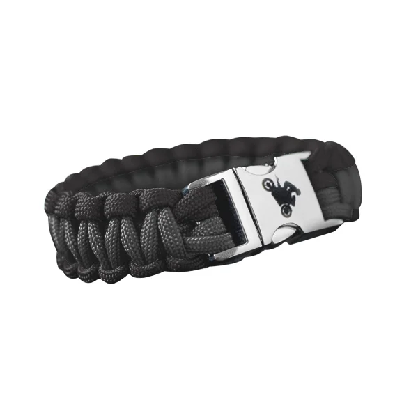 Paracord Motorrijder zwart STOER Bracelets