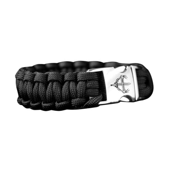 Paracord Stoottroepen zwart STOER Bracelets