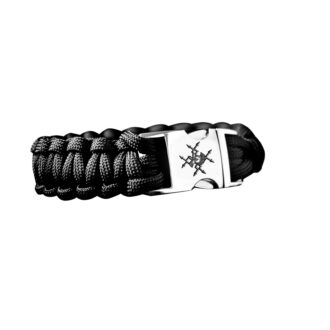 paracord Verbindingstroepen zwart STOER Bracelets