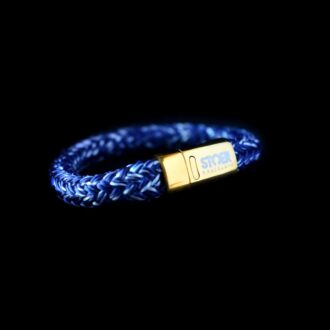 Nautic12Gold Dark Blue&Silvergrey mix STOER Bracelets