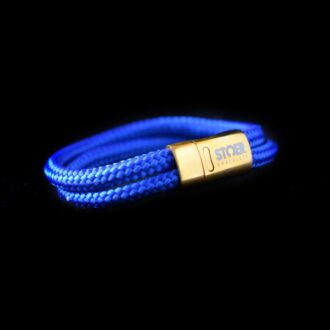 Nautic12Gold Blue double STOER Bracelets