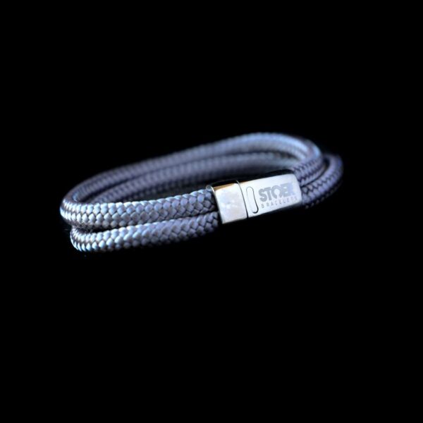 Nautic12silver Grey double STOER Bracelets