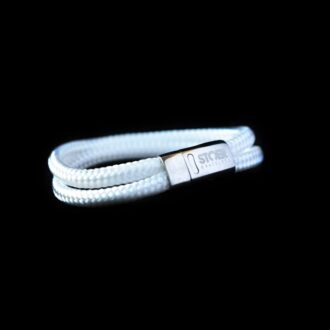 Nautic12silver White double STOER Bracelets
