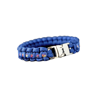 Formule 1 armband blauwe met bies nummer 1