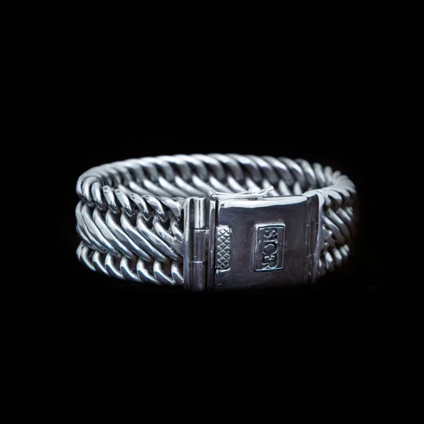 Zilveren armband Wayan 25mm