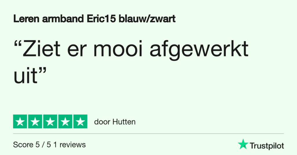 Leren armbanden voor heren