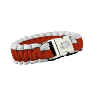 Paracord armband Johan Cruijff arena rood/wit